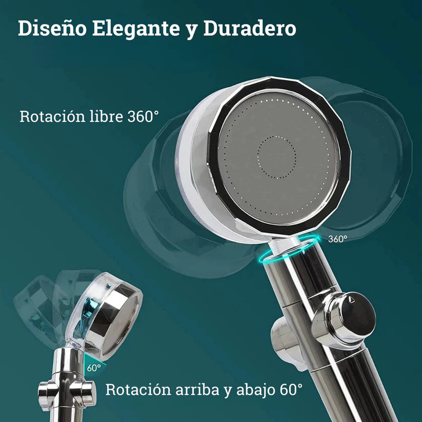 Ducha Hélice de Turbina con Alta Presión