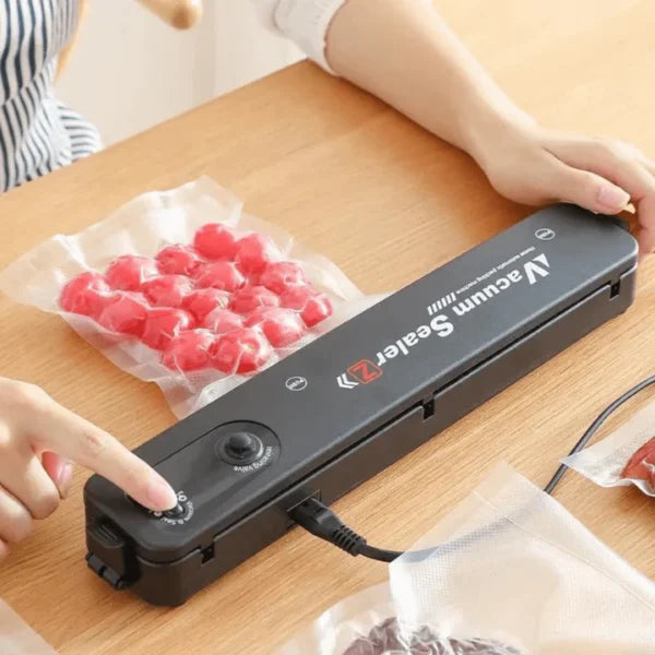 Selladora de alimentos al vacío SEALER Z® - ¡SOLO X HOY! Rollo de bolsas (5mts) GRATIS