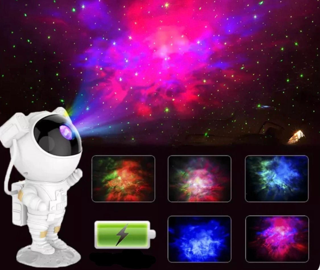 Astronauta Proyector Galaxia Aurora