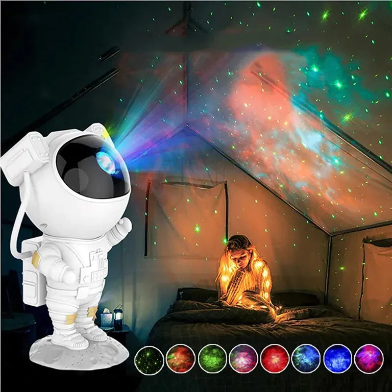 Astronauta Proyector Galaxia Aurora
