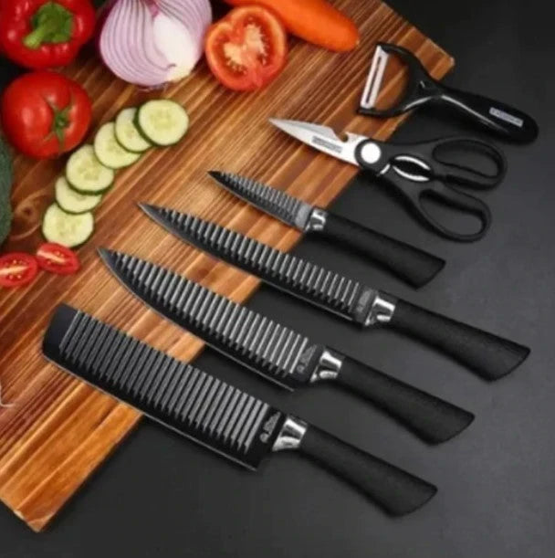 SET DE 6 CUCHILLOS ESPECIALES DE COCINA