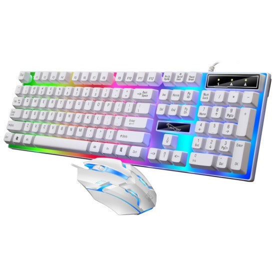 Combo Teclado y Mouse Gamer RGB Laptop