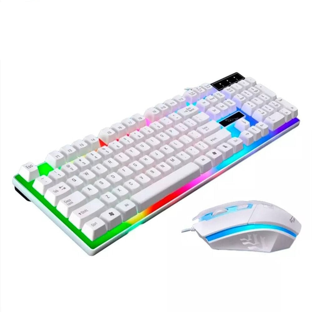 Combo Teclado y Mouse Gamer RGB Laptop